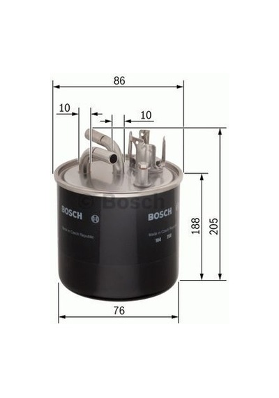 BOSCH 450906459 MAZOT FİLTRESİ A6 04- 2.7 TDI 3.0 TDI