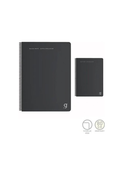 Black Note Sp Pp Kap Def 17x24 80 Yp Kareli Çok Renkli