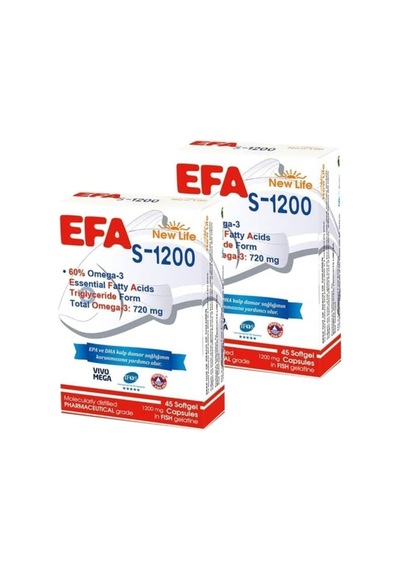 Efa S 1200 Balık Yağı 45 Kapsül X 2 Adet 101694-2-2