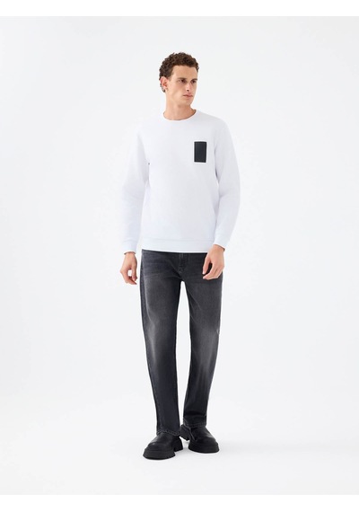Loft Beyaz Erkek Sweatshirt Lf2041111 Beyaz