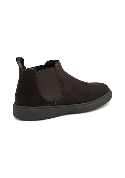 Bot Erkek 19a6 Frau Waxy Beatles Suede Dark Brown Pepe Null