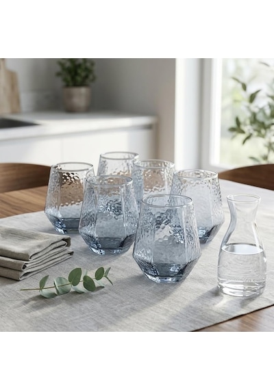 6 Adet Cam Bardak Seti - Sade Ve Modern Tasarımlı, Ekstra Berrak Su, 6'lı Meşrubat Ve Kahve Bardağı Takımı 310 Ml Çok Renkli 6 Adet Cam Bardak Seti - Sade Ve Modern Tasarımlı, Ekstra Berrak Su, 6'lı Meşrubat Ve Kahve Bardağı Takımı 310 Ml Çok Renkli