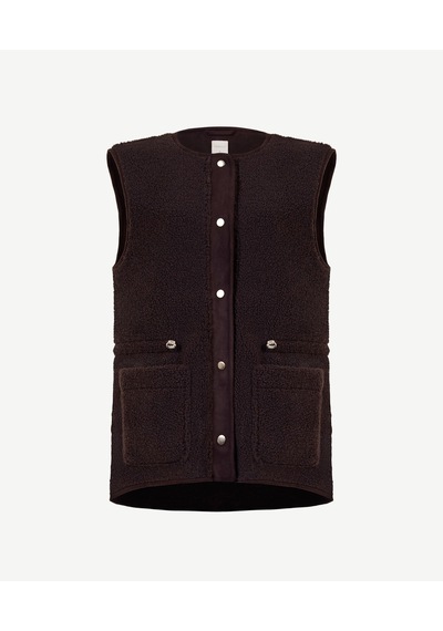 Yargıcı Regular Bisiklet Yaka Yelek 26kkyl6011x 208 Kahverengi