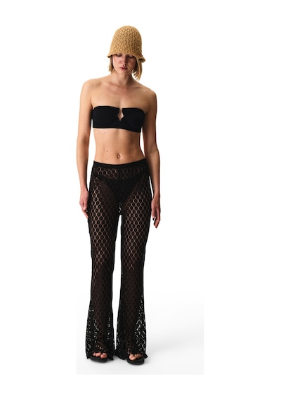 Penti Siyah Flare Pantolon