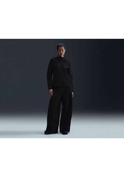 Nike Sportswear Tech Fleece Windrunner Kadın Günlük Polar Ceket Hv6747-010 Siyah Renkli Nike Sportswear Tech Fleece Windrunner Kadın Günlük Polar Ceket Hv6747-010 Siyah Renkli