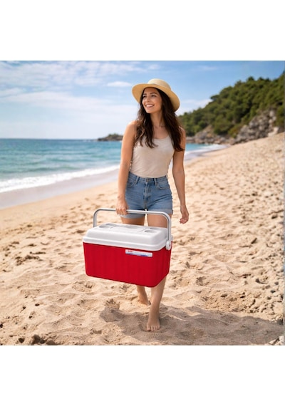 32 Lt Buzluk Termos 1015 Cooler Box Kırmızı