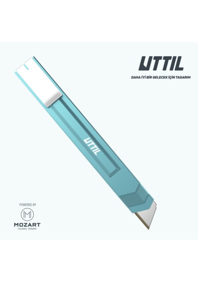 UTTIL Ptuk08-ex Cep Tipi Extreme Model 18 Mm Metal Maket Bıçağı