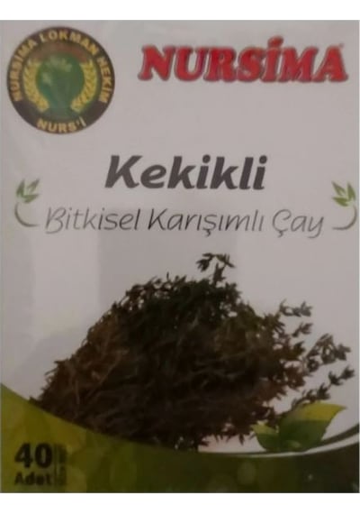 Nursima Kekikli Bitkisel Karışımlı Süzen Poşet Çay 40 x 1.5 G