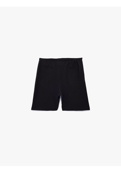 Koton Beli Bağcıklı Pamuklu Cep Detaylı Spor Şort Siyah 6wam40071nk Siyah Koton Beli Bağcıklı Pamuklu Cep Detaylı Spor Şort Siyah 6wam40071nk Siyah