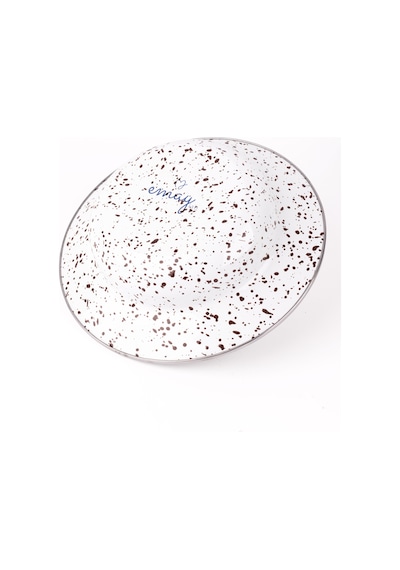 Emaylab Speckles Çukur Makarna Ve Salata Tabağı 24cm Cobalt