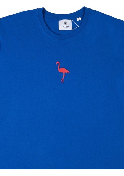 Watchofroyal Flamingo T-shirt Mavi