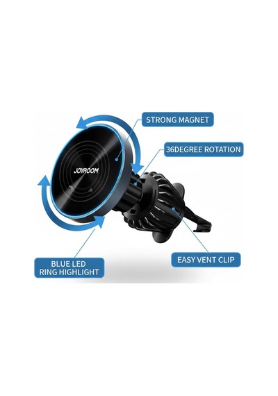 Lexroo Jr-zs240 Pro Manyetik Kablosuz Araç Şarj Cihazı Standart