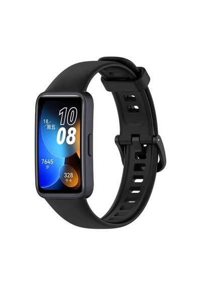 Huawei Band 9 İçin Kordon, Silicone Sport Band Siyah Band 9 İle Uyumlu Kordon - Siyah Çok Renkli