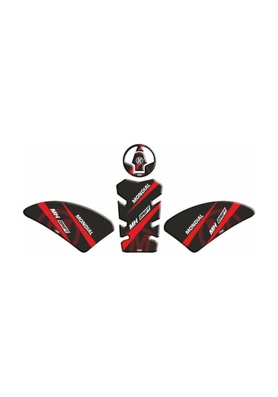 Mondial Mh Drift L 125 2019 - 2024 Uyumlu Tank Pad Siyah 89451737