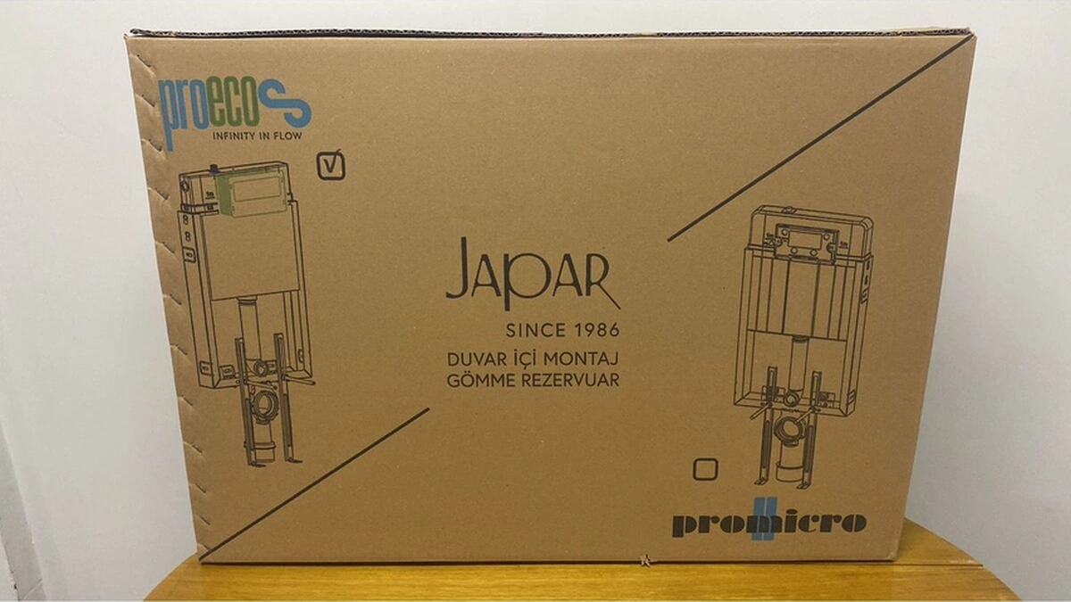 Japar Adnoss Gömme Rezervuar 510198 Kumanda Paneli 500148 Ankastre Valf 570255 Beyaz