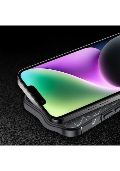 Apple Uyumlu iPhone 17e Kılıf Zore Negro Silikon Kapak - Siyah