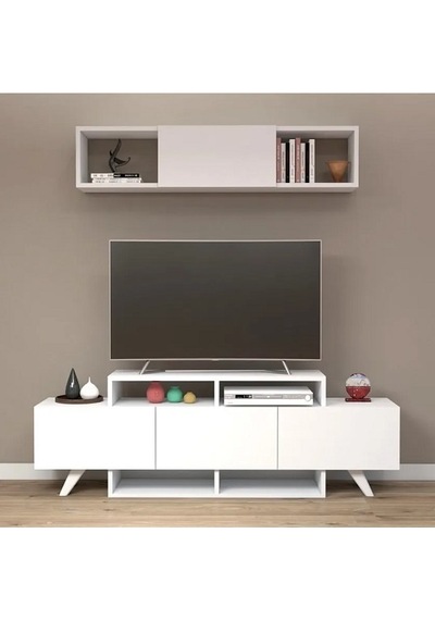 Tv Ünitesi Arzu Beyaz 150 Cm Tv Ünitesi Arzu Beyaz 150 Cm