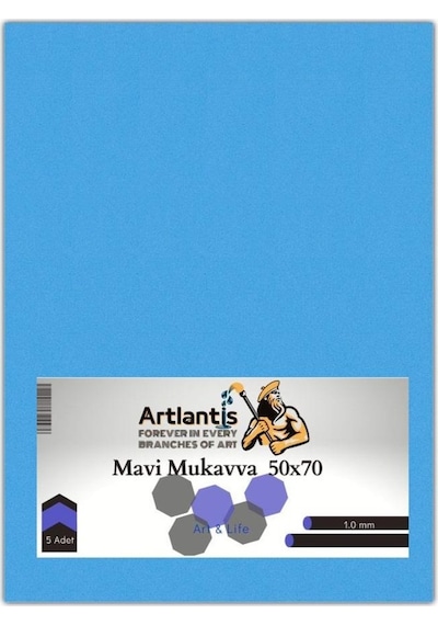 Renkli Mukavva 50X70 5 Adet Artlantis Renkli Mukavva 5 Adet