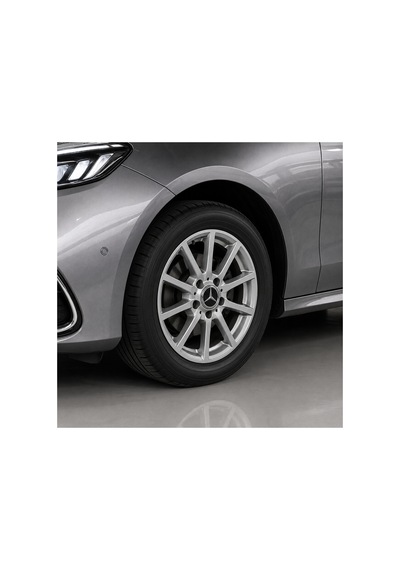 Mercedes Jant Göbeği Göbek Kapağı 4 Adet Siyah Jant Orta Kapak