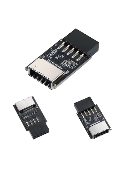 Alfais 4936 Usb 2.0 9 Pin - Type-e Anakart Çevirici Dönüştürücü