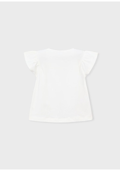 Mayoral Kız Çocuk T-shirt 3007 Ekru