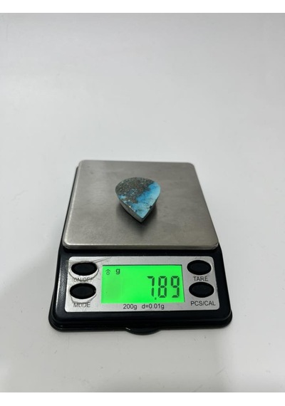 Doğal İran Nişabur Firuze Turkuaz Taşı 39,5 Karat - 7,85 Gram T163