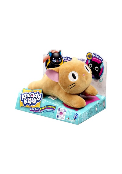 Silverlit Kneady Kitty Etkileşimli Pelüş Kedi Kahverengi 89277 Çok Renkli