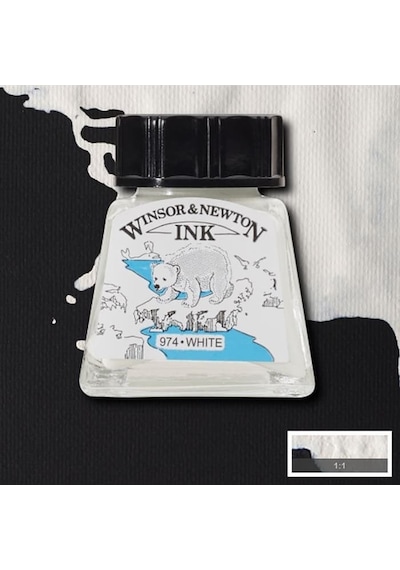 Winsor & Newton Çini Mürekkebi 14Ml - White