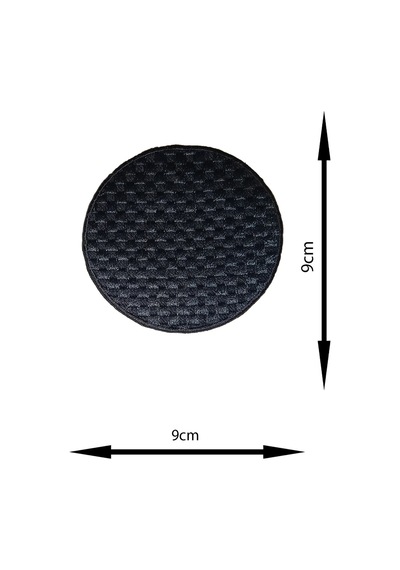 Ütü Ile Yapışan Arma - Patch - Dirsek Yama Modeli Lacivert Yuvarlak Pötikare 9cm Çap - 305844298