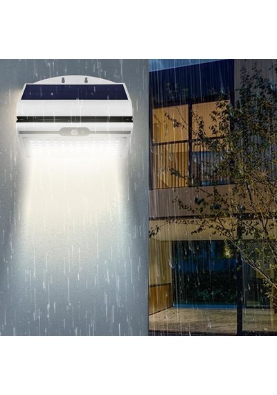 Ayrex 40w Güneş Enerjili 54 Ledli Duvar Aplik Lamba Bahçe Balkon Dekorasyon Aydınlatması Diğer