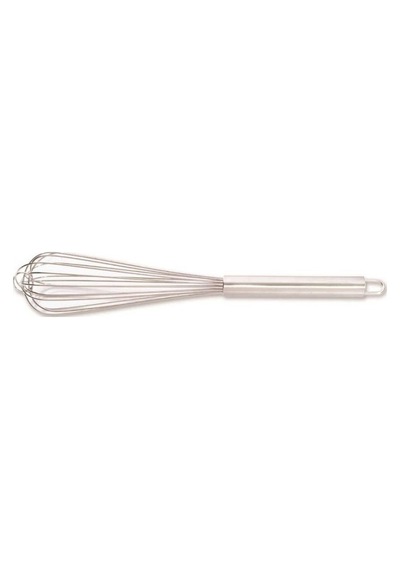 Sos Çırpma Teli Paslanmaz Yumurta Çırpıcı Çikolata Çırpıcı Krema Çırpıcı Çelik Saplı 25 Cm Gri