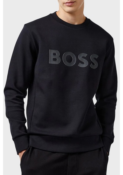 Boss Erkek Sweat 50506119 001 Siyah Siyah