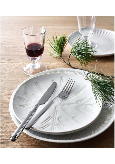 Crate & Barrel Mercer Mirror 20'li Çatal Bıçak Seti - Parlak Ve Zarif Tasarım Takımlar Çok Renkli