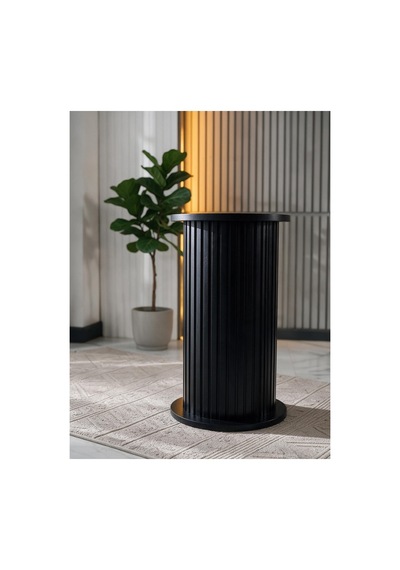 Aura Yuvarlak Bohem 90x90 Mdf Masa Masa Fiyatıdır Barok/siyah Barok/siyah