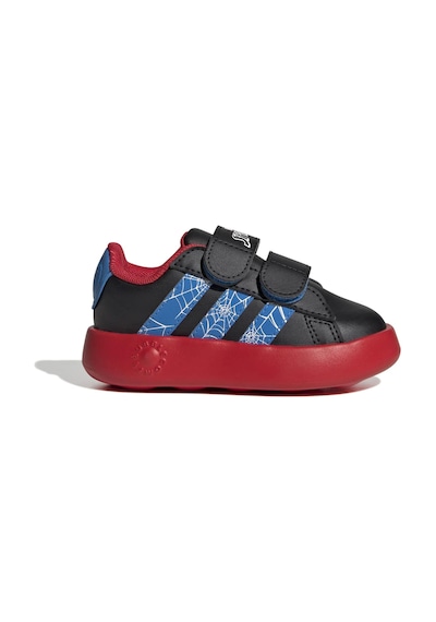 Cblack/brblue/purrub Adidas Bebek Günlük Spor Ayakkabı Grand Court Spider-man Cf I Jq7828 Siyah