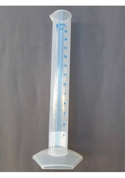 Plastik Mezür 250 Ml Mavi Skala