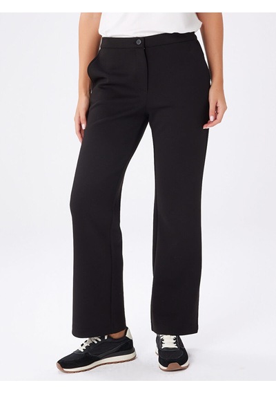 Faik Sönmez Relax Straight Fit Örme Pantolon W27pnt032 Uw27pnt03210 Siyah