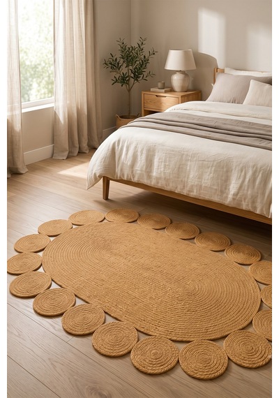 Jüt Hasır Oval Kilim Dekoratif Örgü Model Halı Salon Oturma Odası Mutfak Koridor Yatak Odası Banyo Balkon Yolluk Bohem Ev Dekoru 222hasırbambu Jüt Hasır Oval Kilim Dekoratif Örgü Model Halı Salon Oturma Odası Mutfak Koridor Yatak Odası Banyo Balkon Yolluk Bohem Ev Dekoru 222hasırbambu