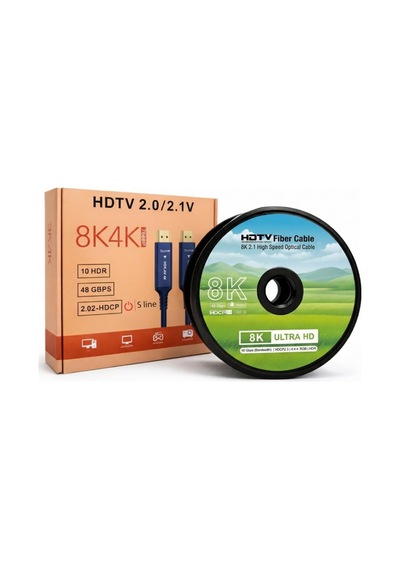 S-line Fk0520-8k-opt 20mt 2.1v 8k Fiber Optik Hdmı Kablo