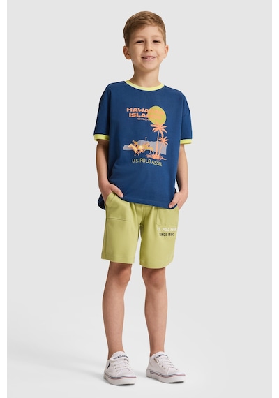 U.S. Polo Assn. U.s. Polo Assn. Erkek Çocuk Çağla Şort Örme 50327054-vr016 Cagla