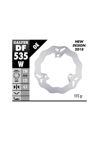 Yamaha N-max 125 Tech Max Arka Fren Diski 230 Mm 2025 2026 Arası Galfer Dalgalı Sabit Çelik Disk