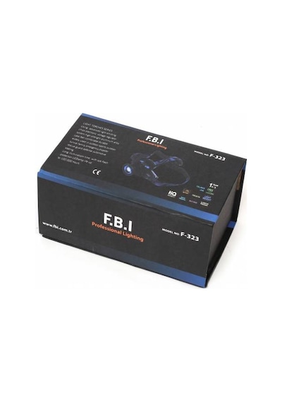 F.b.ı F-323 Q5 Led Lityum Polimer Su Geçirmez Şarjlı Kafa Feneri