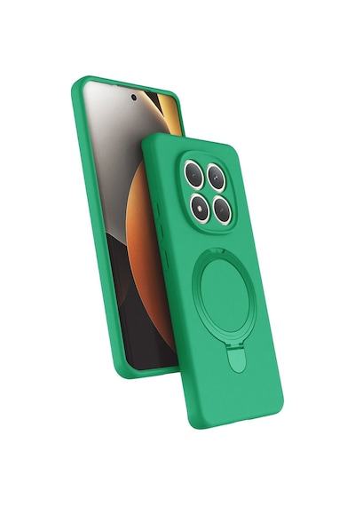 Redmi Note 15 Pro 4g Regal Magsafe Standlı Kapak - Yeşil Bz8683140925659