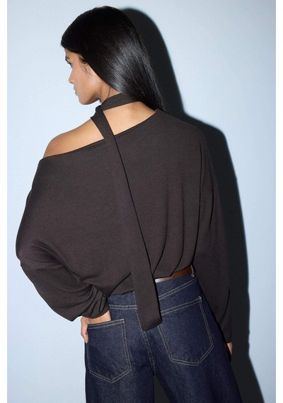 Defacto Loose Fit Kayık Yaka Tişört G7863ax26spbn130 Kahve-bn130