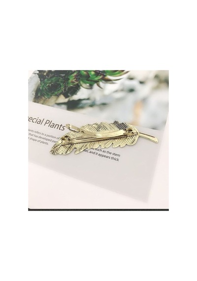 So-much Metal Yaprak Otomatik Saç Tokası Gold-5 Gold Yaprak Otm - 124514575 Gold Yaprak Otm - 124514575 Gold Yaprak Otm