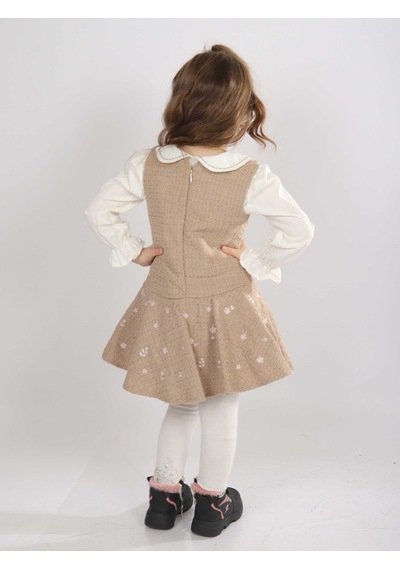 Xo Kids Kız Çocuk Elbise 1-5 Yaş 4727 Pembe