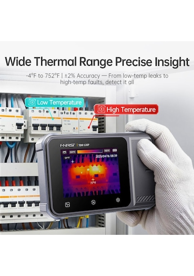Fnırsı Tdm-120 Termal Kamera 120x90 Ir, 25hz, Dokunmatik Ekran