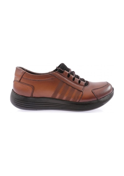 Dgn 1045-23y Kadin Dolgu Taban Lastik Bağcikliı Comfort Ayakkabi 1045-1506-R1755 Taba