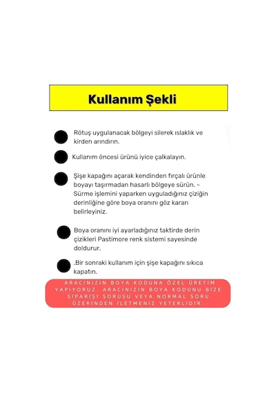 Flea Market Volkswagen Polo Uyumlu Saf Beyaz Lc9a Profesyonel Çizik Ve Taş İzi Giderici Rötuş Boyası 30ml, Vwpllc9