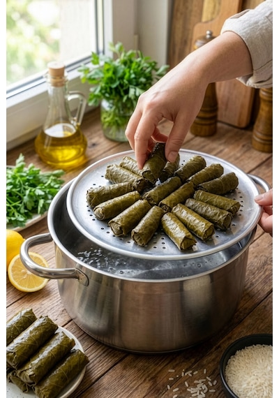 2'li Yanmaz Yapışmaz Tencere Dibi Koruyucu Dolma Ve Sarma Pişirme Aparatı Altlığı Açık Gri
